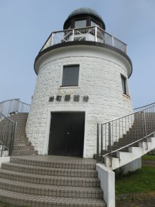 灯台の形をした展望台